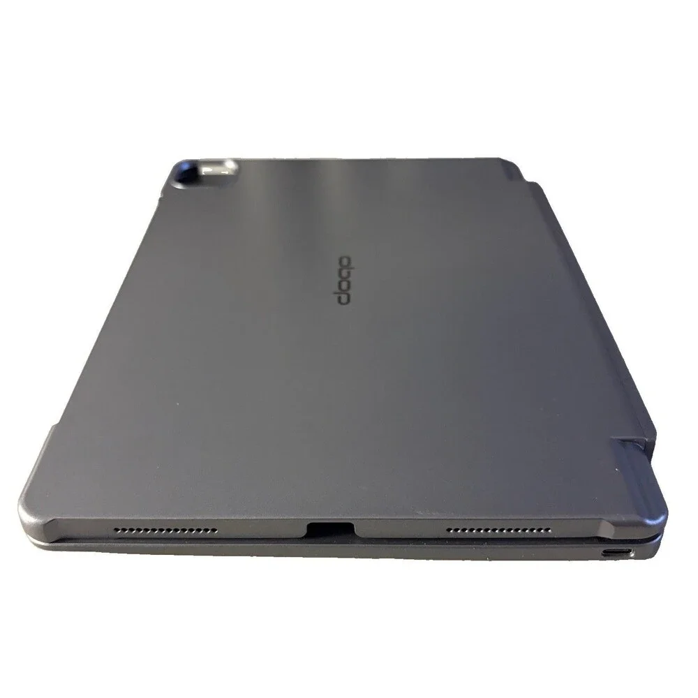 doqo Magnetic Keyboard Case for iPad Pro 12.9” Gray EUC